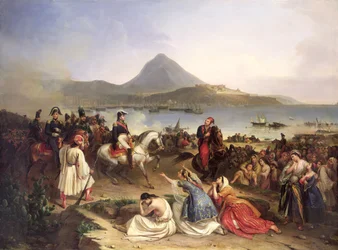 Treffen zwischen General Nicolas Joseph Maison und Ibrahim Pascha in Navarino, September 1828, 1838